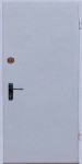 Металлическая дверь с декоративной отделкой "покрас грунт - винилискожа "