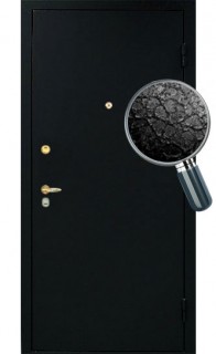 Металлическая дверь с декоративной отделкой "порошковое термонапыление - МДФ пластик «антивандалка»"