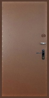 Металлическая дверь с декоративной отделкой "винилискожа - винилискожа"