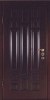 Металлическая дверь с декоративной отделкой "порошковое термонапыление - МДФ натуральный шпон"