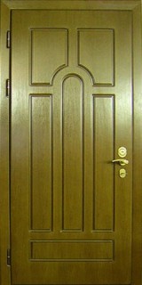 Металлическая дверь с декоративной отделкой "массив натурального дуба - МДФ ПВХ"