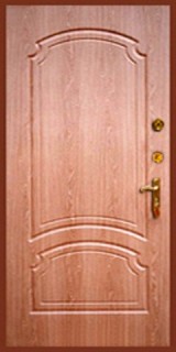 Металлическая дверь с декоративной отделкой "ламинат - МДФ ПВХ"