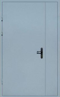 Дверь техническая однопольная с боковой вставкой