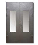 входные металлические двери со стеклом